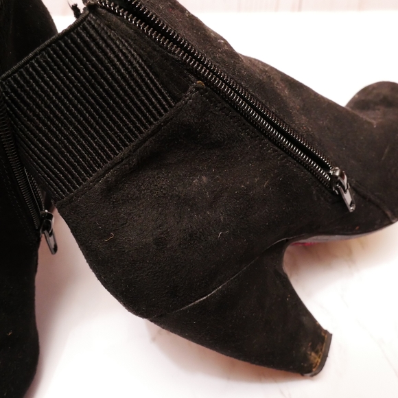 Black heeled ankle boots - Picture 9 of 11
